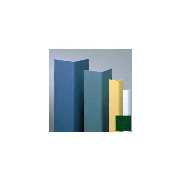 Pawling Vinyl Surface Mounted Corner Guard, 135Deg Corner, 1-1/2" Wings, 8'H, Hunter GRN, Vinyl W/Tape CGT-1245-8-156 - main